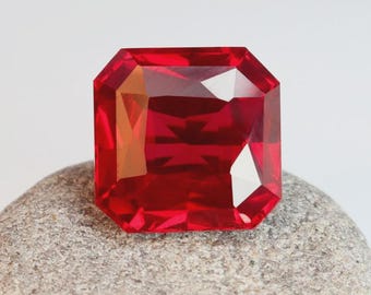 35 Ct+ Natural Certified Mozambique Pigeon Blood Red Ruby Unheated Loose Gemstone