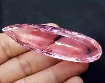 Sparkling 500.00 Ct Pink Topaz Pear Shape Loose Certified Gemstone for Jewellery Making Transparent