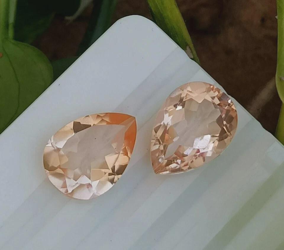 Magnifique Morganite Brute Rose De Madagascar - Pierre Naturelle 5,27 Carats