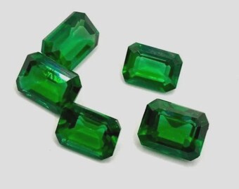 Natural Emerald Gemstone, 50 Carat Emerald Cut for Jewelry Making 5Pic