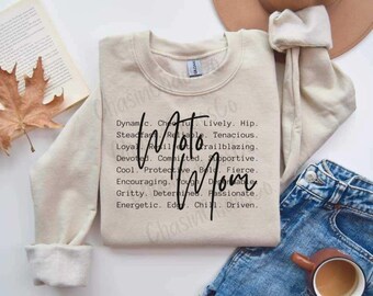 Moto Mom Gildan Crewneck Sweatshirt, Motocross Mama, dirt bike