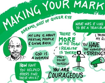 Karamo Brown - Making Your Mark In The World Graphic - Creating Change- DIGITAL DOWNLOAD - Summer Leadership Institute 2022 - SLI2022