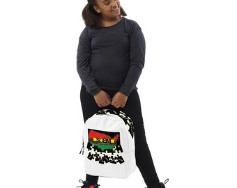 Minimalistischer Polyester-Rucksack: Wasserfeste Laptoptasche
