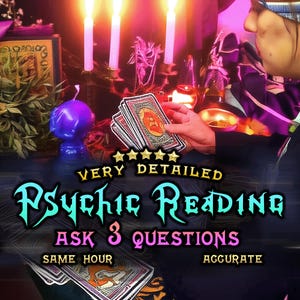 Same Hour Psychic Reading: 3 Questions, No Tools, Intuitive Insight