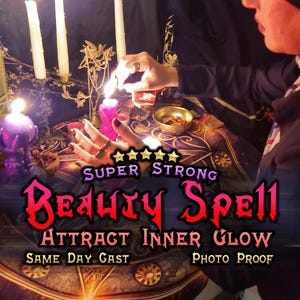 Radiant Beauty Spell, Confidence & Inner Glow Ritual, Spiritual Attraction Energy Work, Same Day Casting