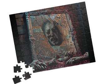 Horror Mirror Face puzzle