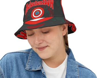 Vibrant Bucket Hat: Reluctantboy Design, Stylish Summer Headwear
