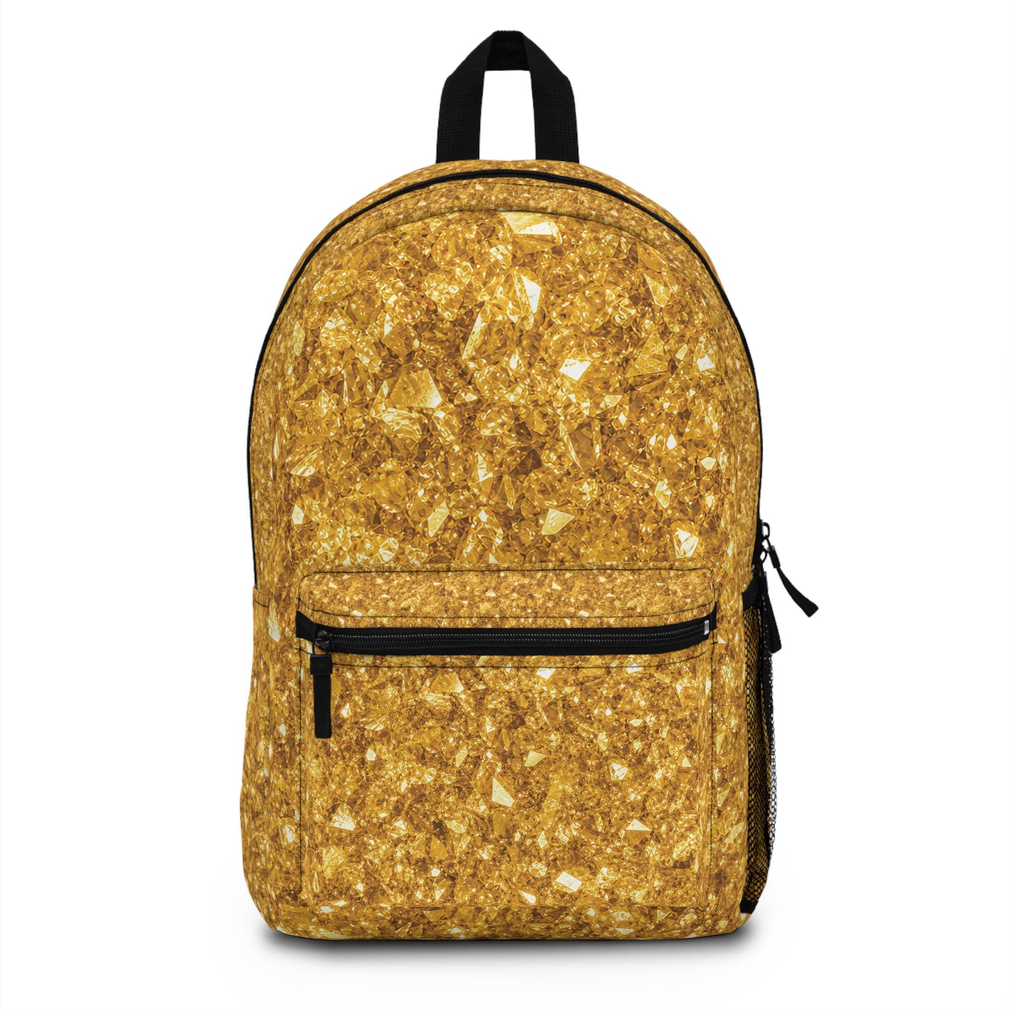 Metallic Gold Backpack - Etsy