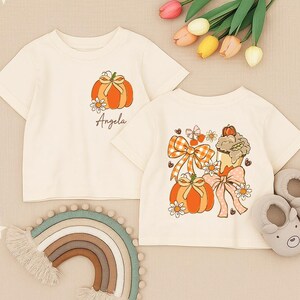Pumpkin Fairy Toddler Shirt, Cute Fall Infant Shirt, Custom Autumn Pumpkin Kids Shirt, Thanksgiving Baby Outfit, Fall Festival Costume Tee