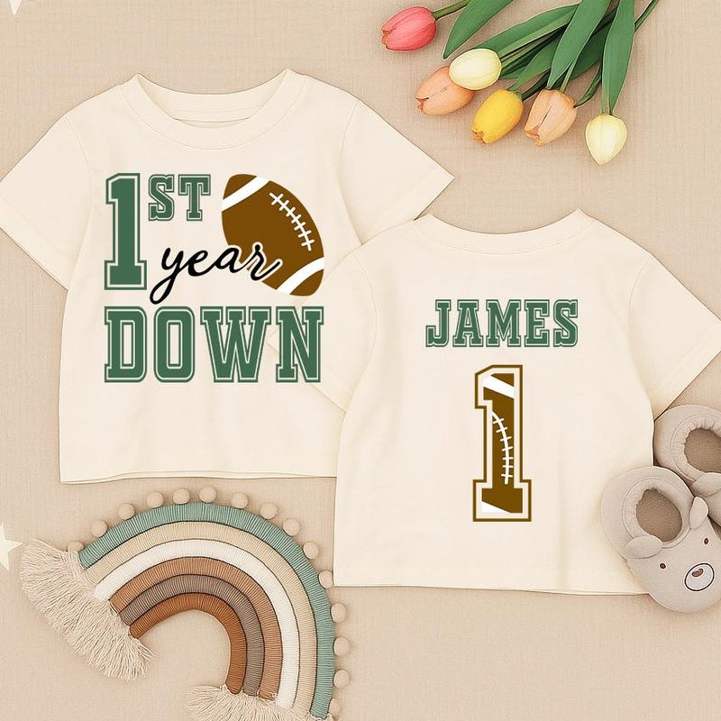 1st Year Down Outfit Baby Etsy