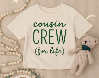 Cousin Crew Toddler Shirt, Matching Cousin Infant Shirt, Cousin Squad Kids Shirt, Family Reunion Baby Outfit, Cousin Gift for Kids,Baby Gift