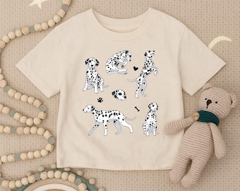 Dalmatian Dog Toddler Shirt, Cute Dalmatian Infant Shirt, Dog
