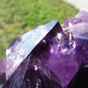 Large Amethyst Cluster from Brazil | Large Amethyst Cluster from Minas Gerais | Natural Mineral 3.35 kg | Perfect Purple Crystals