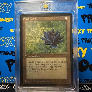 LIRE LA DESCRIPTION Bêta de Magic the Gathering Black Lotus