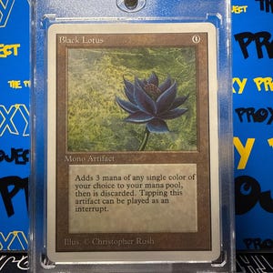 LIRE LA DESCRIPTION Magic the Gathering MTG Black Lotus Unlimited Power