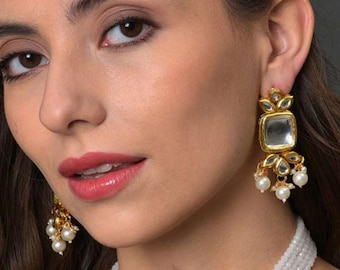 Conjunto de gargantilla kundan de diseñador Sabyasachi / conjunto de novia kundan / conjunto de gargantilla kundan real / conjunto de gargantilla de novia india / joyería de gargantilla pakistaní