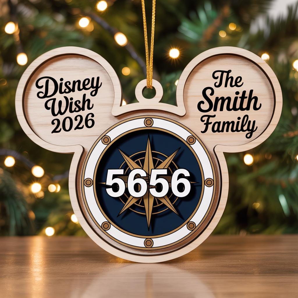 Christmas Ornament Disneyworld 2025 - Etsy