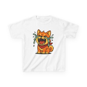 Cute Dog Graphic Kids Tee, Fun Shirt, Birthday Gift, Pet Lover Apparel, Playful Animal T-Shirt