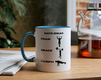 Crossfiter Gift, CrossFit Mug, Workout of the Day, Gym Gift, crossfitting, crossfitting, CrossFit, cross fitness, gift