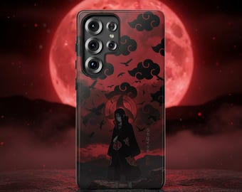 Anime Phone Case Dark Crow Shadow Operative iPhone 17 16 15 14 13 12 Pro Max Samsung S25 S24 S23 Shinobi Anime Gift