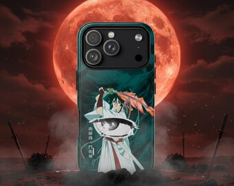 Anime Phone Case Silver Hair Anime Girl Illustrator iPhone 17 16 15 14 13 12 Pro Max Samsung S24 S23 Cute Anime Gift Otaku