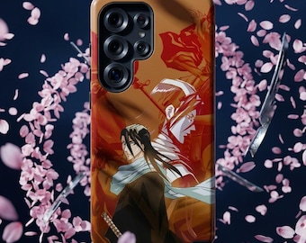 Anime Phone Case Noble Soul Reaper Cherry Blossom iPhone 17 16 15 14 13 12 Pro Max Samsung S25 S24 S23 Anime Gift
