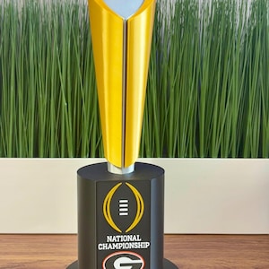 Georgia Bulldogs national championship trophy  - 3D printed