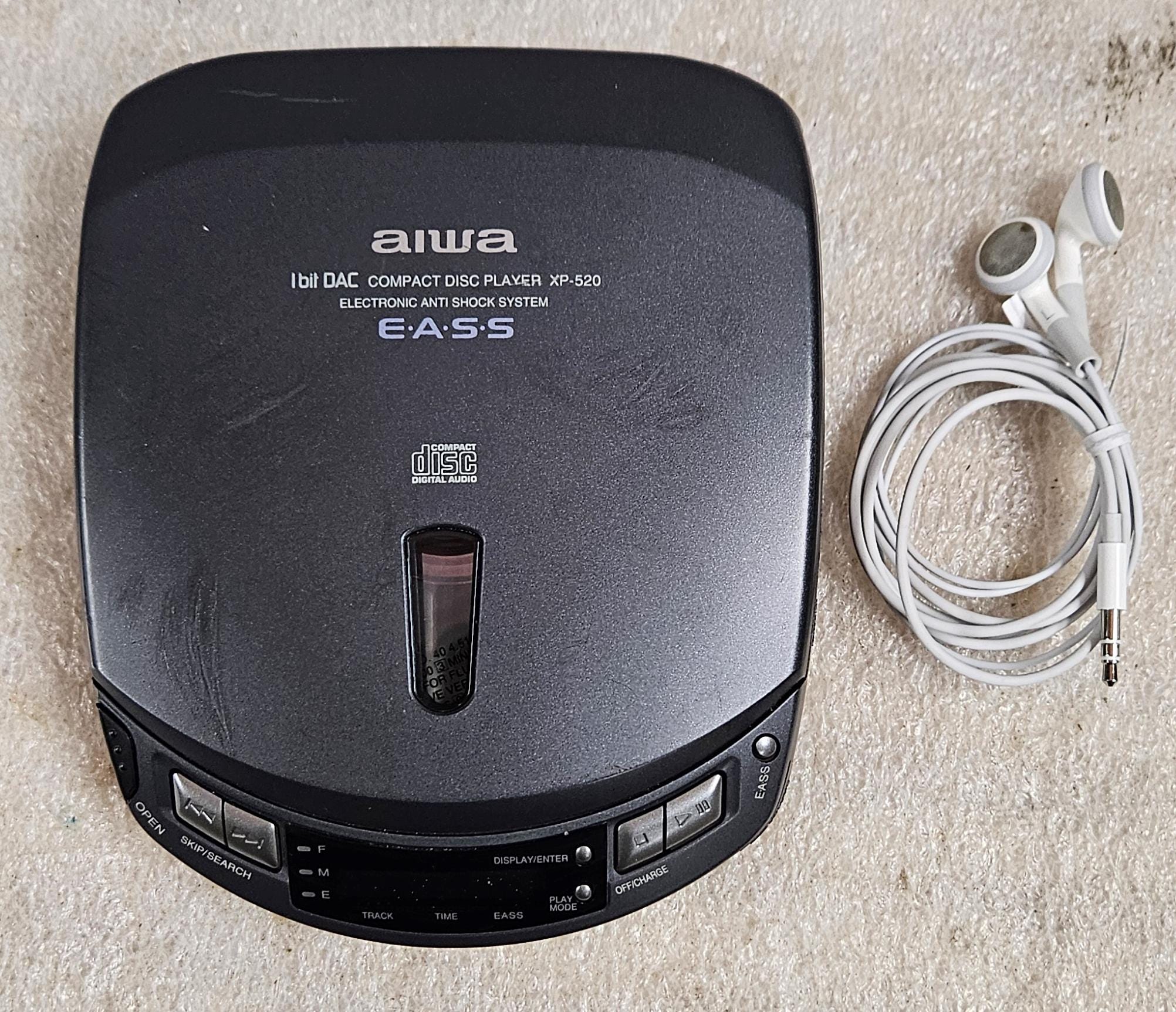 AIWA XP-520 Compact CD Portable Disc Player E.A.S.S - 1996 - Etsy