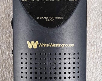 ホワイトウェスティングハウス卓上ラジオ AM/FM モデル WPR
