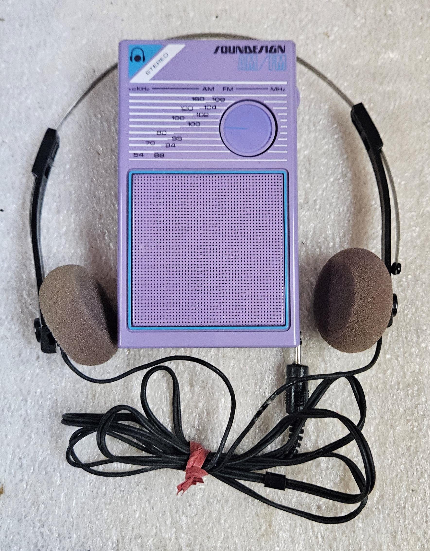 ヘッドフォンラジオ AM イヤーマフ ヴィンテージ 70s Vintage radio headphones - Etsy 日本