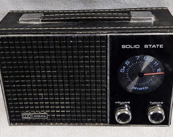 Rare Vintage ID Ideal the Swinger One Portable Transistor AM Radio