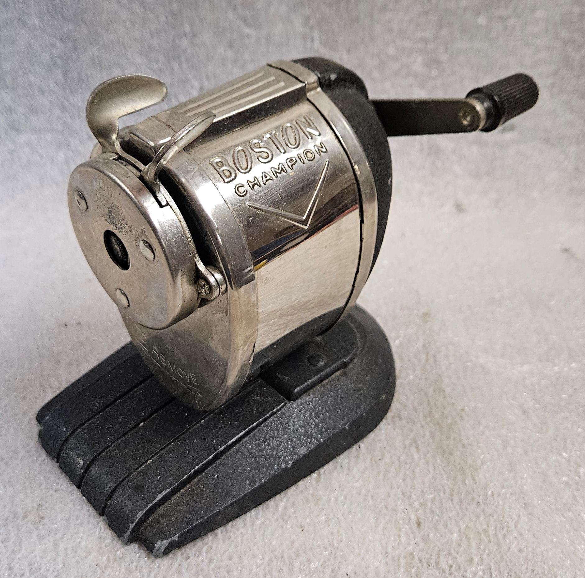 Boston Champion Pencil Sharpener - Etsy Boston Champion Pencil Sharpener - Etsy