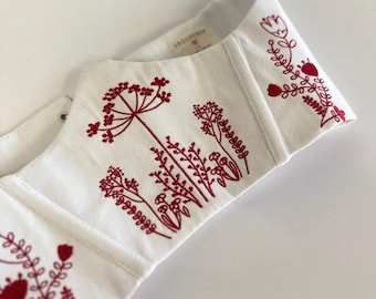 White Floral Linen Corset Top Belt Embroidered Boho Chic Handmade Peasant Ethnic Spikelet Summer Clothing for Woman