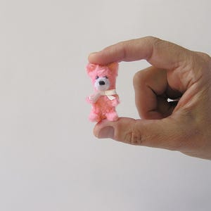 Small Pink Handmade Teddy Bear