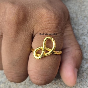 Infinity Love Symbol Ring, 925 Sterling Silver, Boho Designer Ring, Christmas Gift, Handmade Ring, Gift For Her, Engagement Rings for Women.