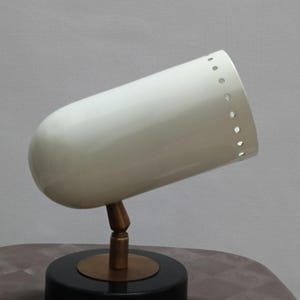 Modern Capsule Table Lamp: Adjustable Desk Light, Mid-Century Style