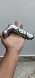 Handcrafted Polished Metal Sculpture – Abstract Animal-Inspired Art Piece, Unique Desk or Shelf Decor product logo