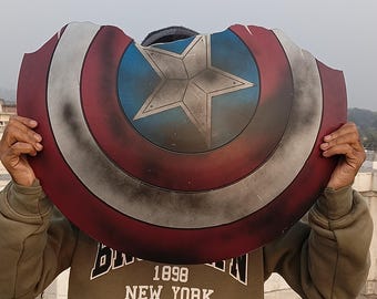 Broken America Shield Captain Civil War Shield - Marvel-legende Steve Rogers Avengers decor cadeau
