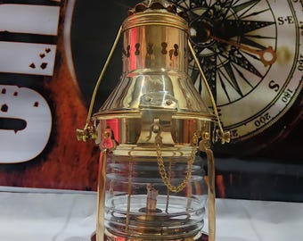 Lampe à Pétrole Vintage Radius No.119 – Lanterne Suédoise En Laiton – Années 1920-40