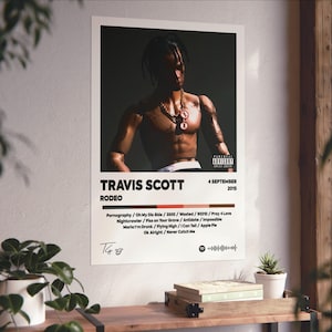 Travis Scott Poster | Rodeo Poster | Album Poster Prints | Wall Decor Posters | Album Cover | Rap Music Poster l Rodeo