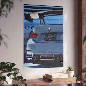 BMW l BMW M3 l Car Poster l BMW l Sports Car Wall Art l Gift for Him l Wall Decor l Iconic Car Poster l Car Fan Gift l Automobile Poster