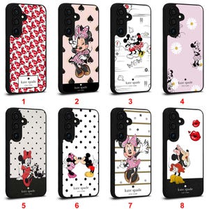 Spade Mouse Samsung Case for Galaxy S25 S24 S23 S22 S21 S20 Plus Ultra Note 10 20 Z Fold Flip Series | Personalized Custom Phone Cover A