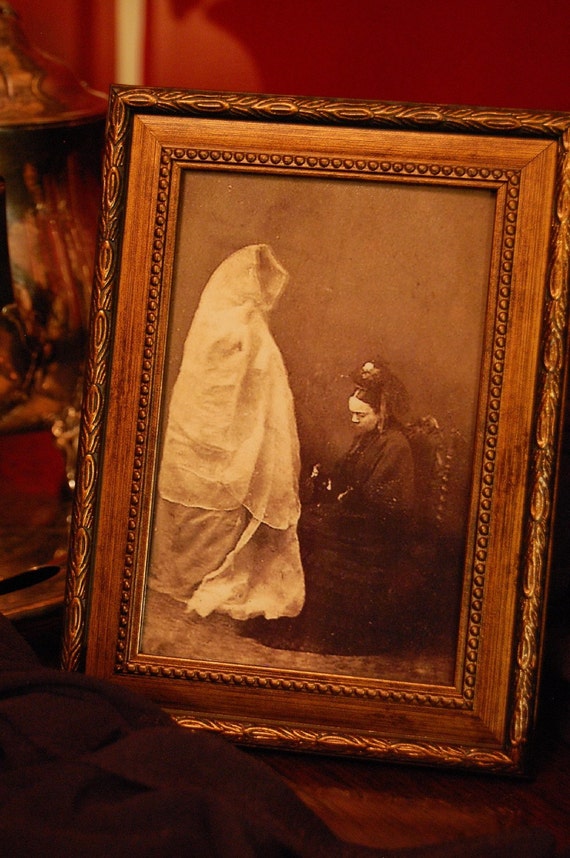 Items similar to Victorian Halloween Decorations Old Family Photo