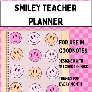 Smiley Face Teacher Planner