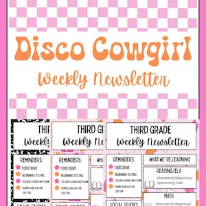 EDITABLE Classroom Newsletter