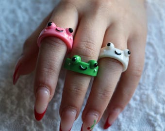 froggy ring cute frog ring