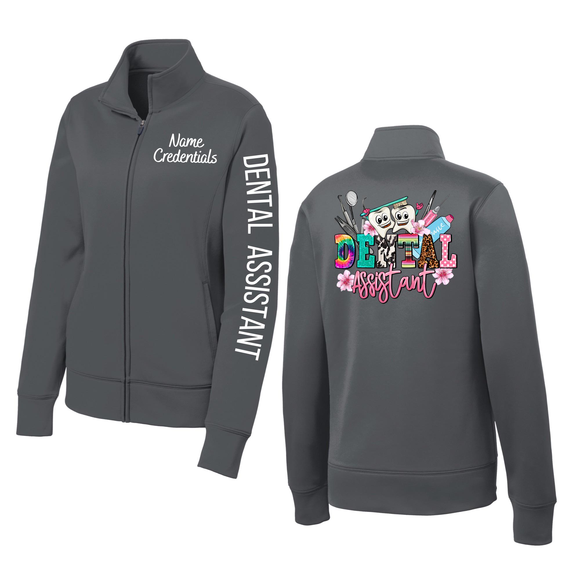 Dental Assistant, Polyester Fleece Jacket, Personalized Jackets, Nurses Week, Nurse Gifts, Dental, Dentist
