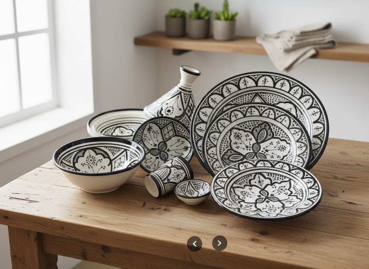 Moroccan dinner set - Etsy 日本