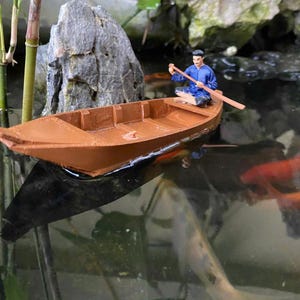 Aquarium Decor| Handcrafted Floating Boat | Miniature Aquascape Decor