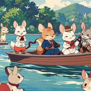 Steamboat Dreams Vintage Cartoon Pack